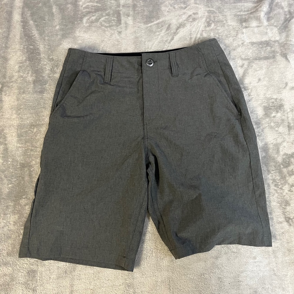 Volcom Hybrid Shorts Mens 29 Gray‎ Heather Chino Walk Shorts SEA33-0123-01
